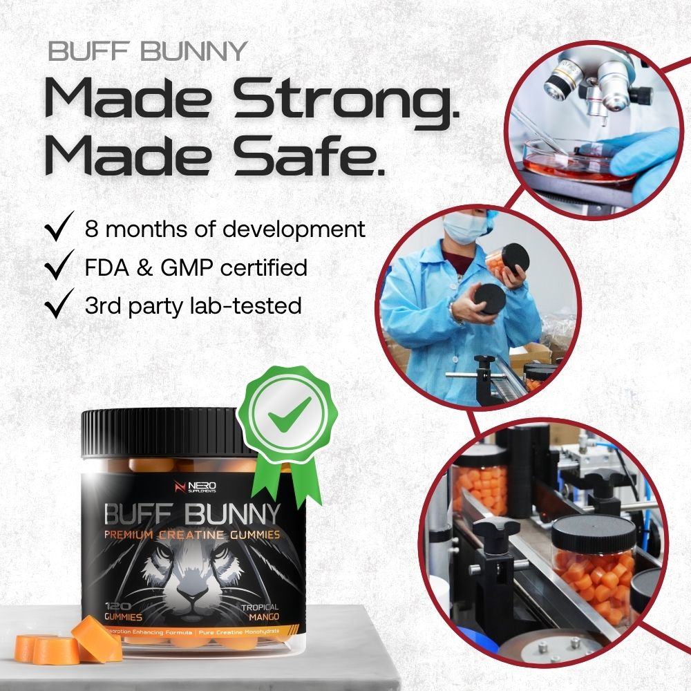 Buff Bunny Premium Creatine Gummies