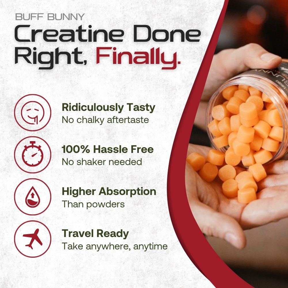 Buff Bunny Premium Creatine Gummies