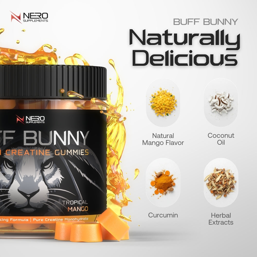 Buff Bunny Premium Creatine Gummies