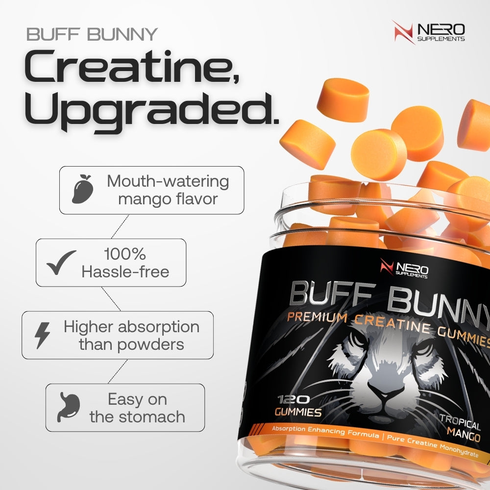 Buff Bunny Premium Creatine Gummies