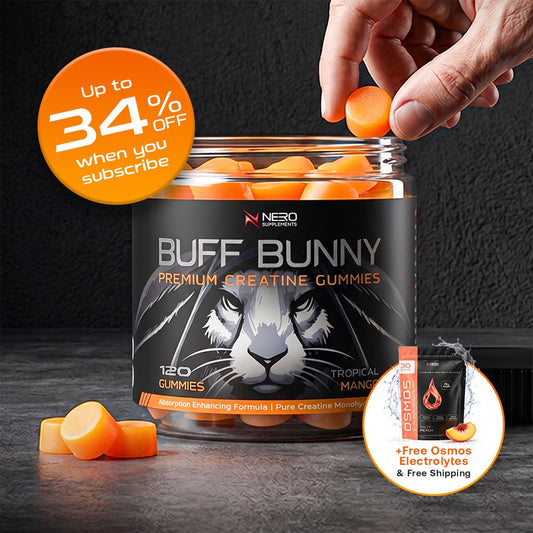 Buff Bunny Premium Creatine Gummies
